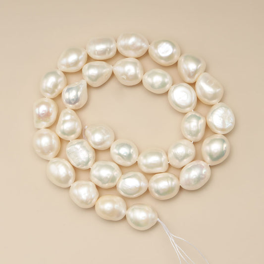 Freshwater 11-12mm Pearls String, Necklace Clasp as Free Gift