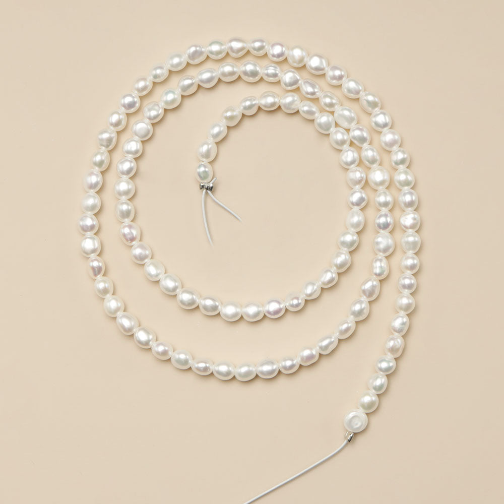 Freshwater 3-3.5mm Pearls String, Necklace Clasp as Free Gift