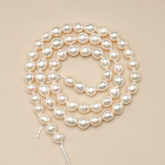 Freshwater 5-6mm Pearls String, Necklace Clasp as Free Gift