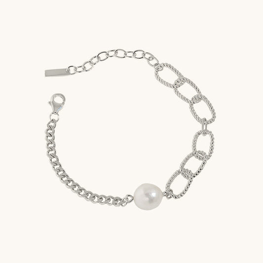 Sterling Silver One Pearl Bracelets