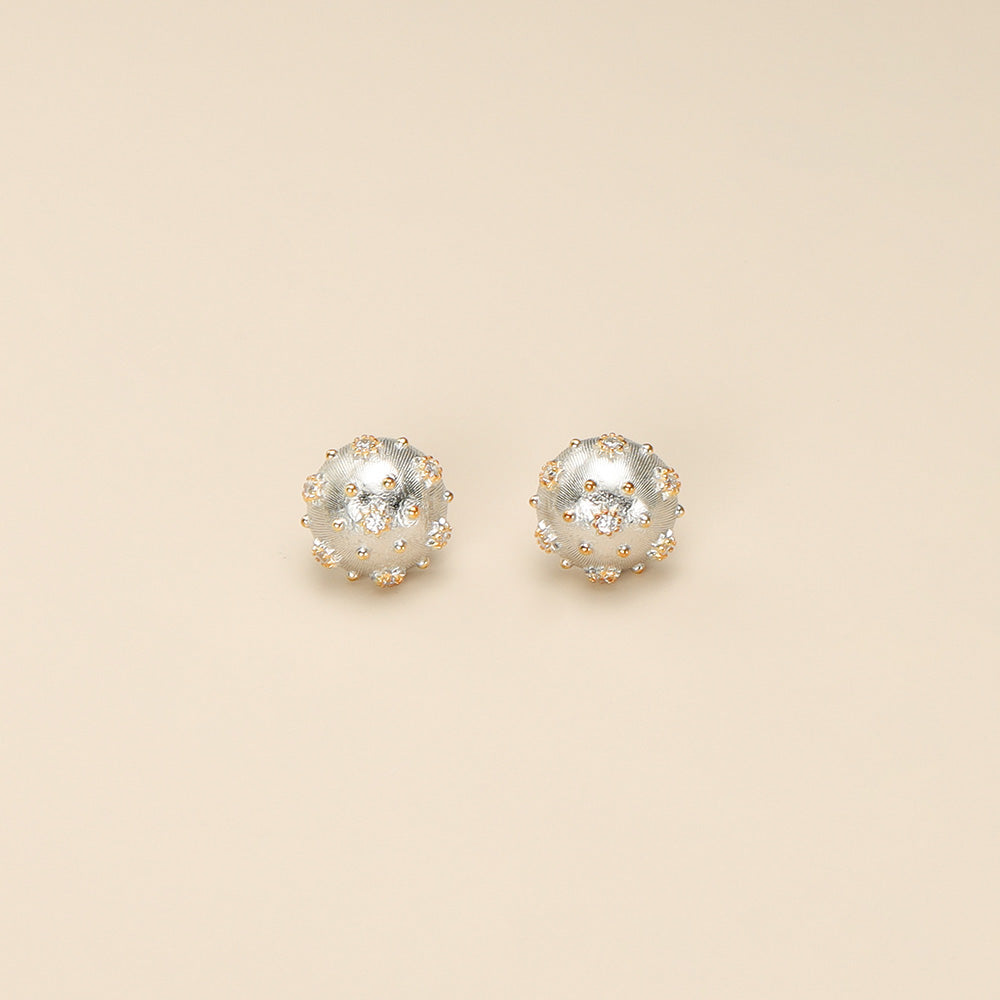 A pair of 925 sterling silver earrings.