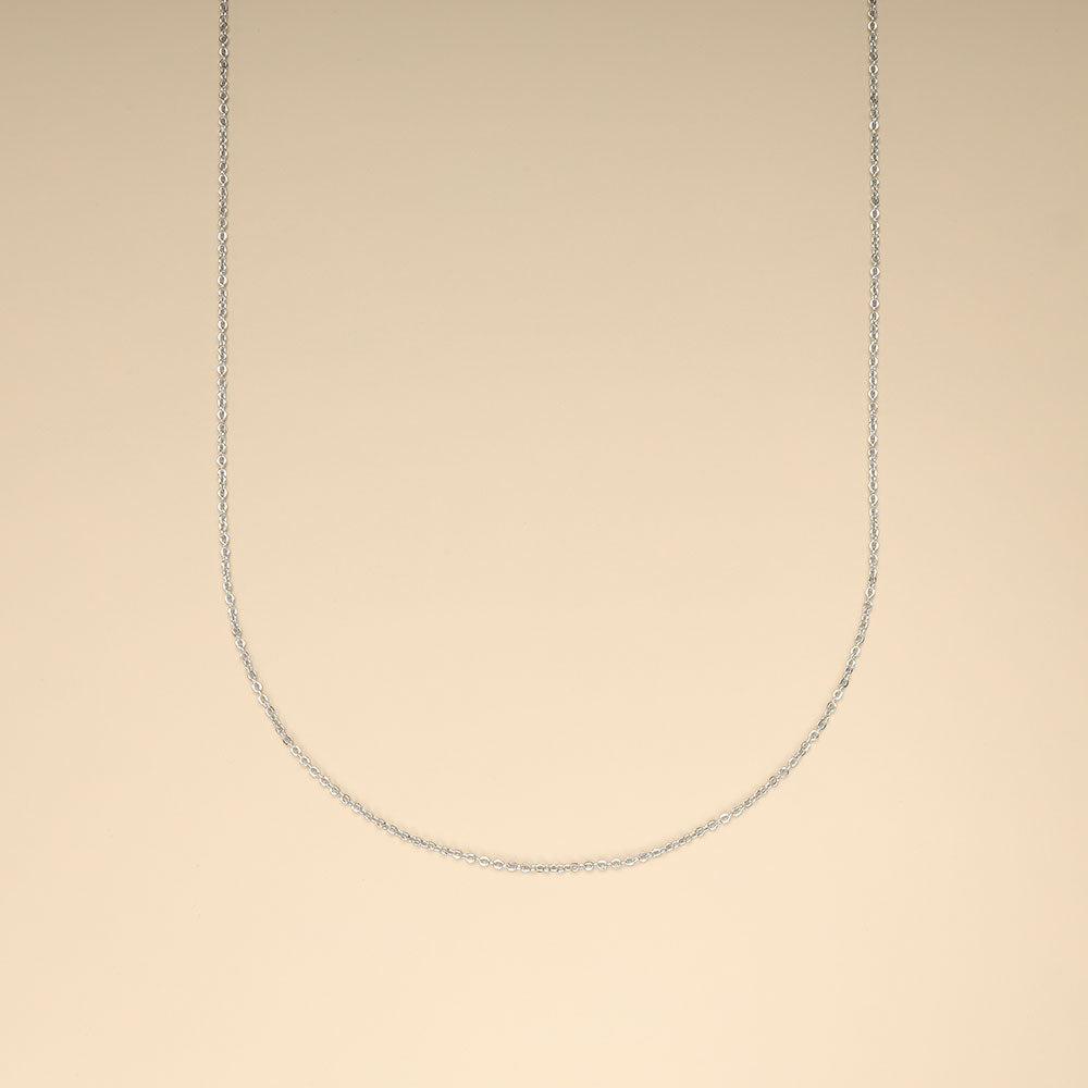 A cheap silver chain.