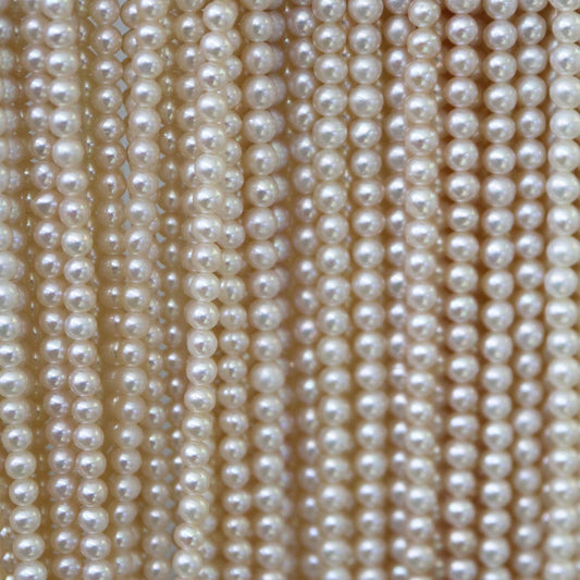 Freshwater 2-3 mm Pearl Beads White #4
