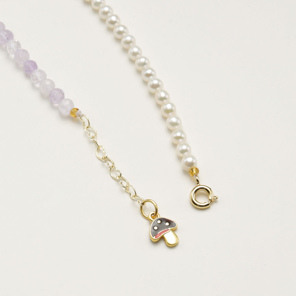 Mushroom bracelet clasp.