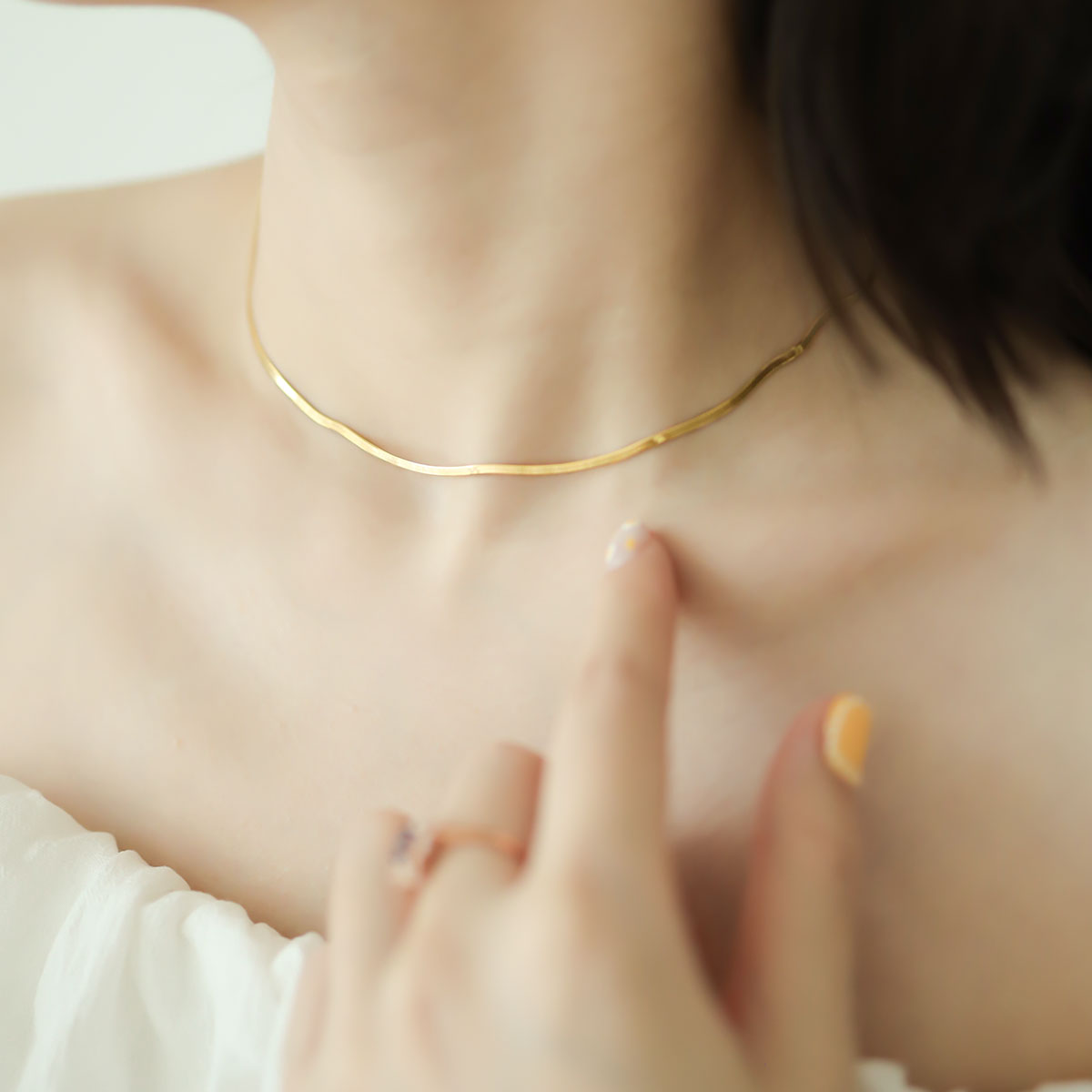 Neck chain designs for ladies.